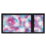 Blue And Purple Shibori Tie Dye Print Trifold Wallet