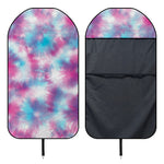 Blue And Purple Shibori Tie Dye Print Waterproof Car Seat Cover