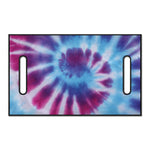 Blue And Purple Spiral Tie Dye Print Golf Cart Seat Cover