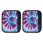 Blue And Purple Spiral Tie Dye Print Handle Covers