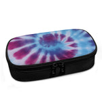 Blue And Purple Spiral Tie Dye Print Insulin Cooler Travel Case