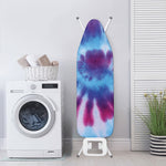 Blue And Purple Spiral Tie Dye Print Ironing Board Cover