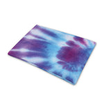 Blue And Purple Spiral Tie Dye Print Pet Cooling Mat Cover