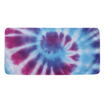 Blue And Purple Spiral Tie Dye Print Towel