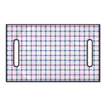 Blue And Purple Tattersall Pattern Print Golf Cart Seat Cover