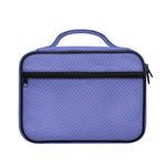 Blue And Purple Zigzag Pattern Print Briefcase Bible Bag