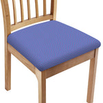 Blue And Purple Zigzag Pattern Print Chair Cushion Cover