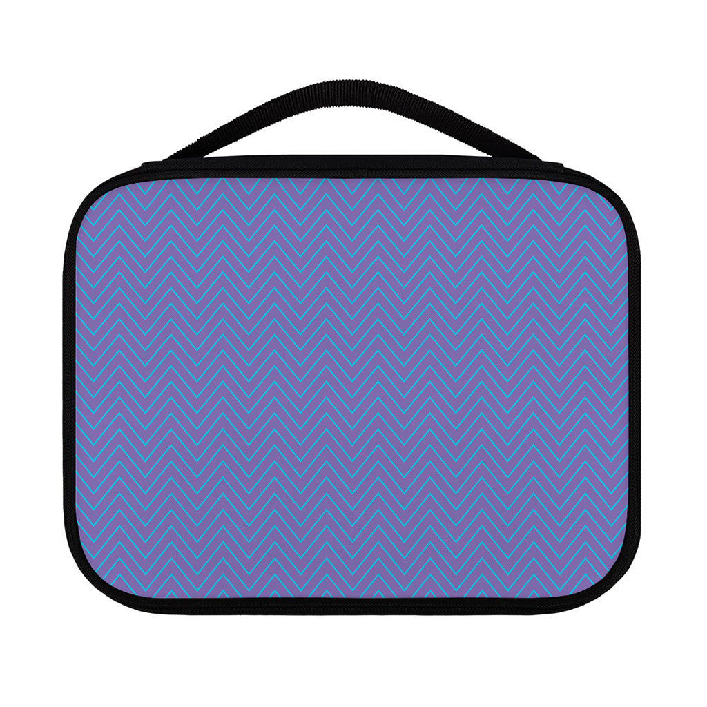 Blue And Purple Zigzag Pattern Print Classic Bible Case