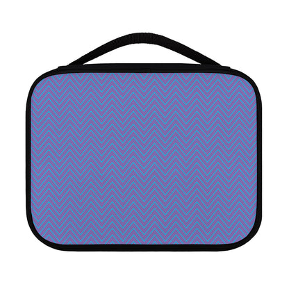 Blue And Purple Zigzag Pattern Print Classic Bible Case
