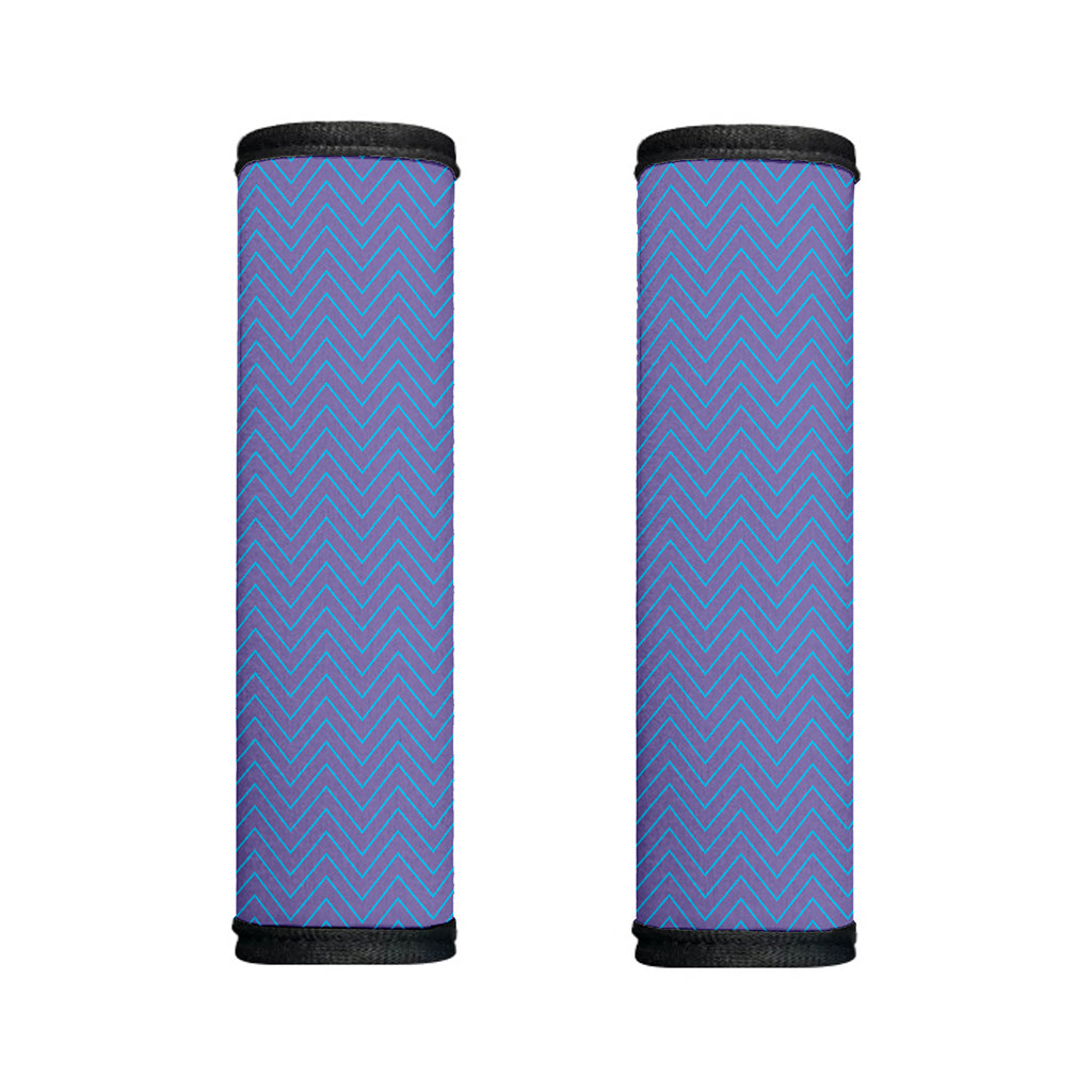 Blue And Purple Zigzag Pattern Print Handle Covers