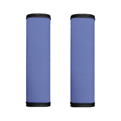 Blue And Purple Zigzag Pattern Print Handle Covers