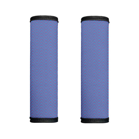 Blue And Purple Zigzag Pattern Print Handle Covers