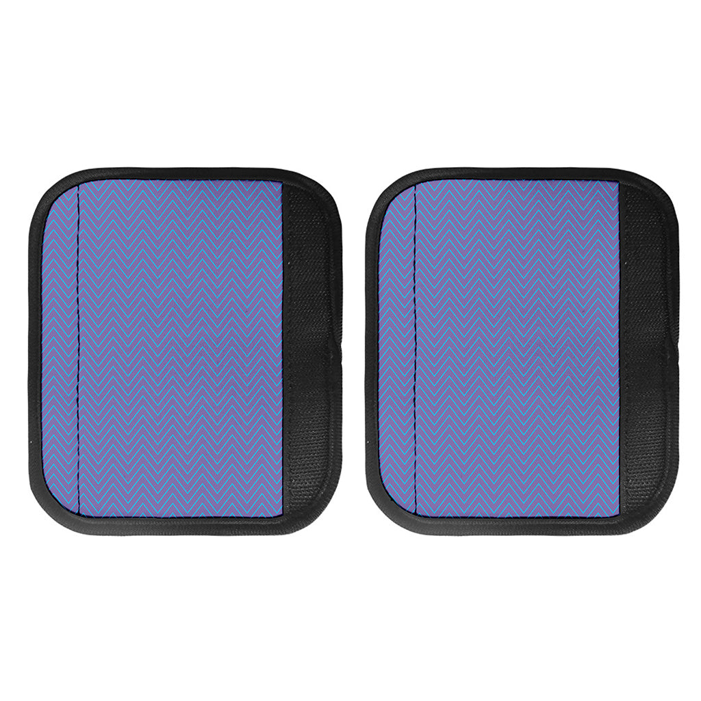 Blue And Purple Zigzag Pattern Print Handle Covers