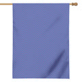 Blue And Purple Zigzag Pattern Print House Flag