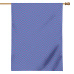 Blue And Purple Zigzag Pattern Print House Flag