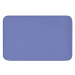 Blue And Purple Zigzag Pattern Print Indoor Door Mat