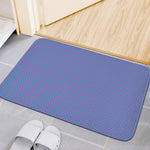 Blue And Purple Zigzag Pattern Print Indoor Door Mat