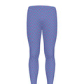 Blue And Purple Zigzag Pattern Print Men's Leggings