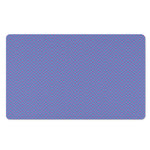 Blue And Purple Zigzag Pattern Print Polyester Doormat