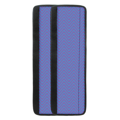 Blue And Purple Zigzag Pattern Print Refrigerator Handle Covers
