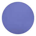 Blue And Purple Zigzag Pattern Print Round Blanket