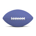 Blue And Purple Zigzag Pattern Print Rugby Ball