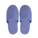 Blue And Purple Zigzag Pattern Print Slippers