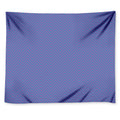 Blue And Purple Zigzag Pattern Print Tapestry