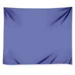 Blue And Purple Zigzag Pattern Print Tapestry