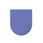 Blue And Purple Zigzag Pattern Print Toilet Lid Cover