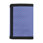 Blue And Purple Zigzag Pattern Print Trifold Wallet