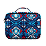 Blue And Red Aztec Pattern Print Briefcase Bible Bag