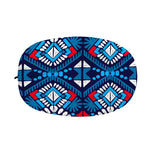 Blue And Red Aztec Pattern Print Car Side Mirror Covers