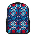 Blue And Red Aztec Pattern Print Casual Backpack