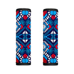 Blue And Red Aztec Pattern Print Handle Covers