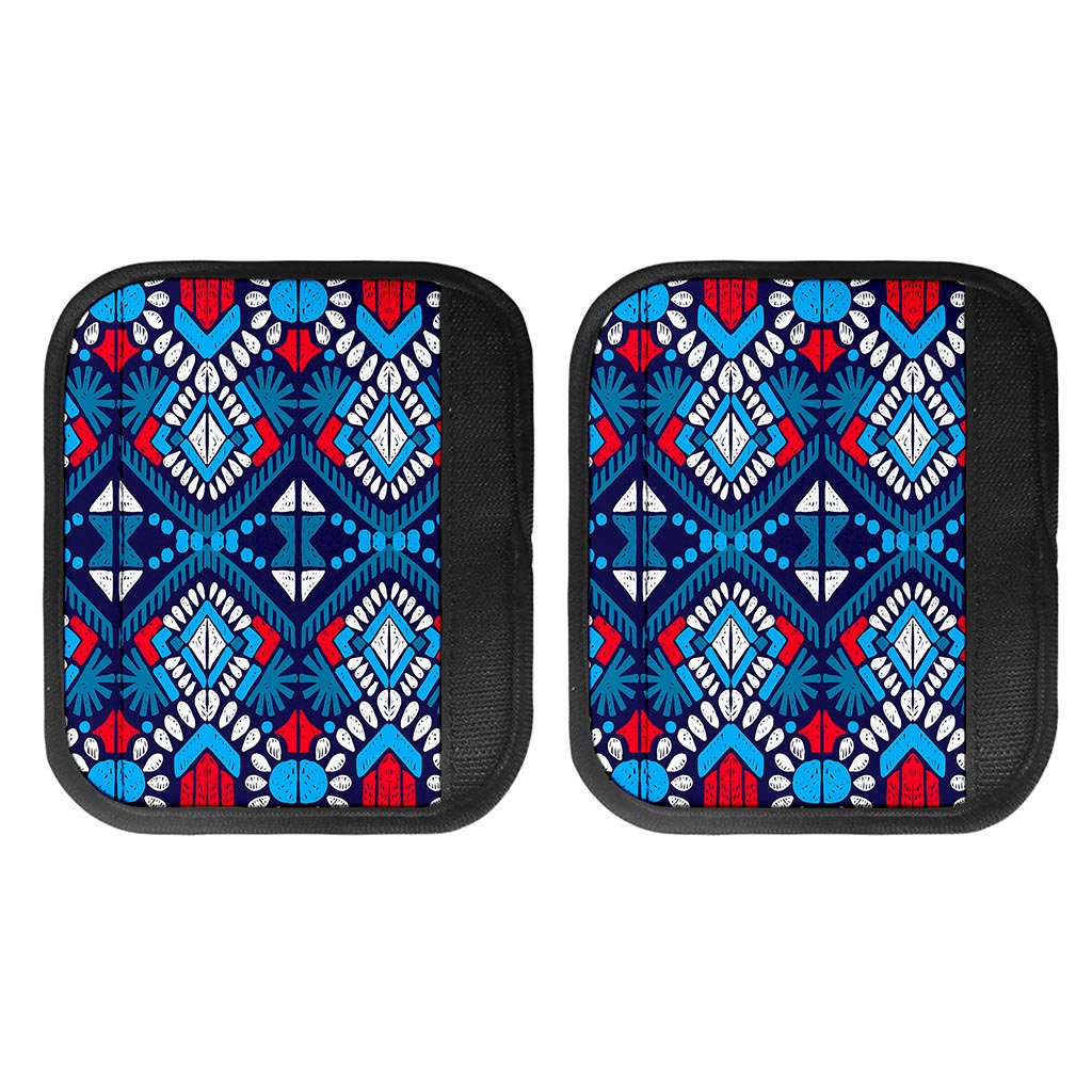 Blue And Red Aztec Pattern Print Handle Covers