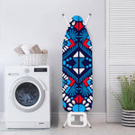 Blue And Red Aztec Pattern Print Ironing Board Cover