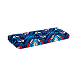 Blue And Red Aztec Pattern Print Piano Keyboard Cover