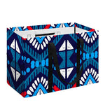 Blue And Red Aztec Pattern Print Utility Tote Bag