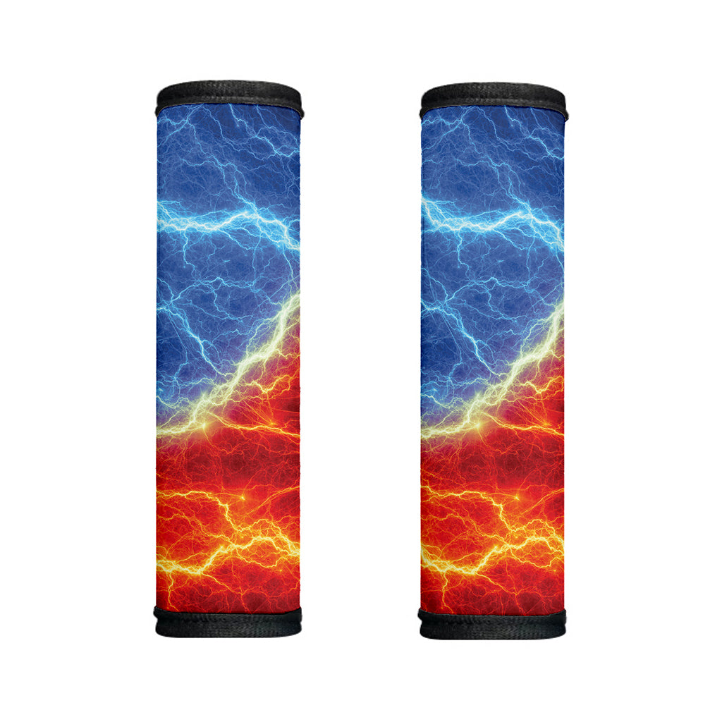 Blue And Red Lightning Print Handle Covers