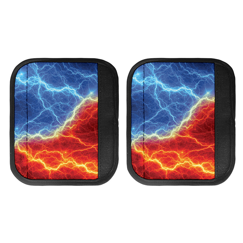 Blue And Red Lightning Print Handle Covers
