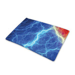 Blue And Red Lightning Print Pet Cooling Mat Cover