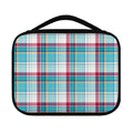 Blue And Red Madras Pattern Print Classic Bible Case