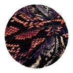 Blue And Red Snakeskin Print Basketball