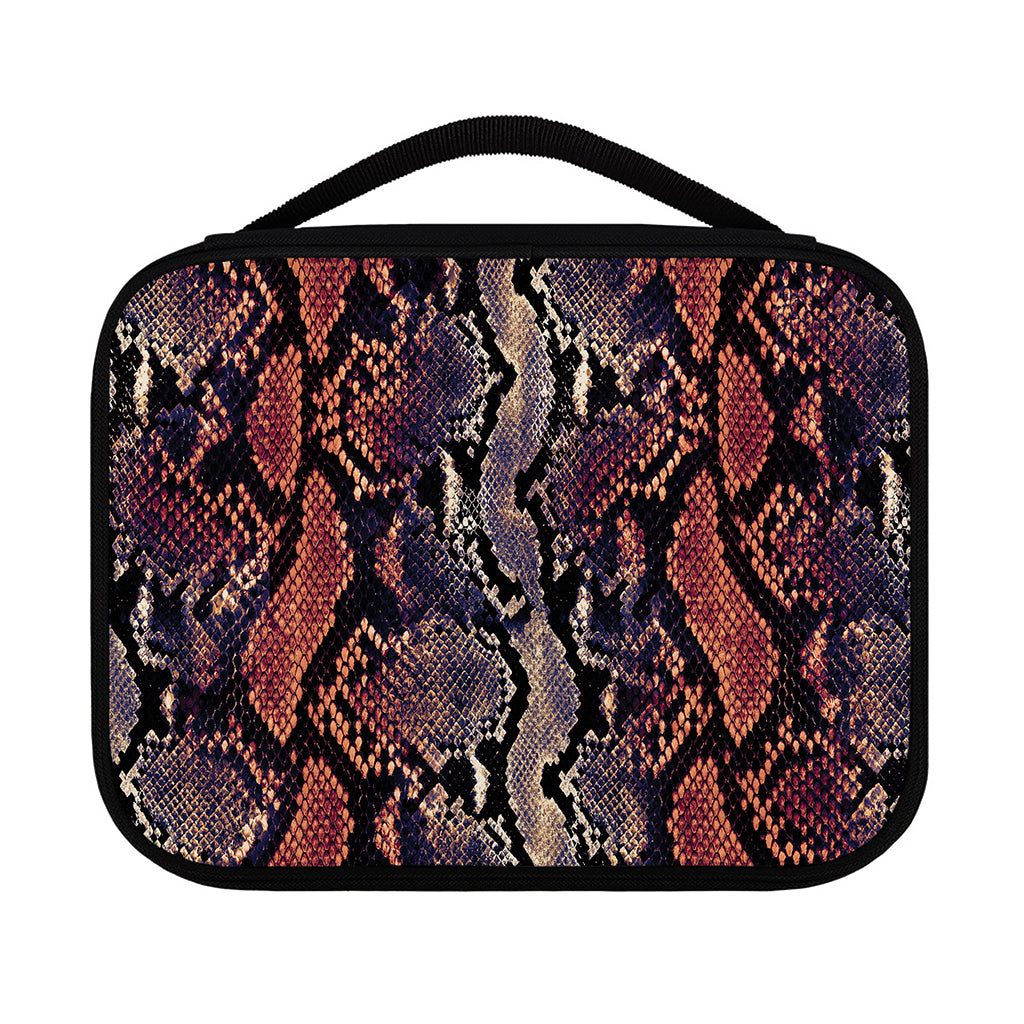 Blue And Red Snakeskin Print Classic Bible Case