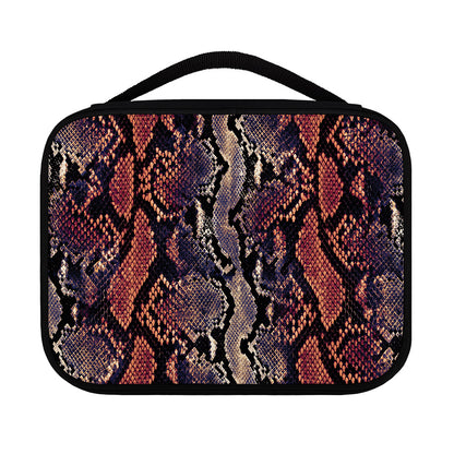 Blue And Red Snakeskin Print Classic Bible Case