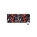 Blue And Red Snakeskin Print Extended Mouse Pad