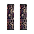Blue And Red Snakeskin Print Handle Covers