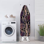 Blue And Red Snakeskin Print Ironing Board Cover