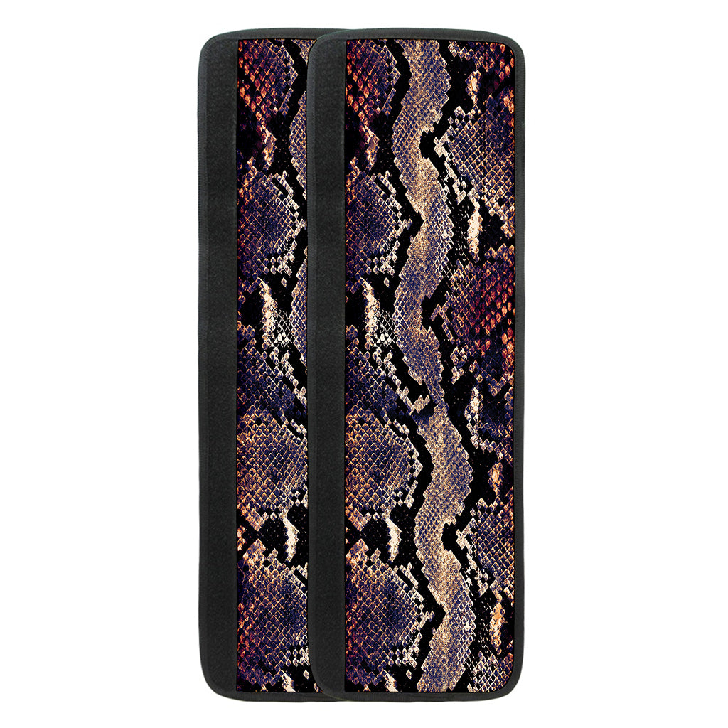 Blue And Red Snakeskin Print Refrigerator Handle Covers